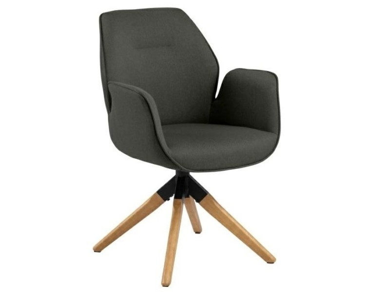 Krzesło obrotowe Aura dark grey auto re turn - ACTONA